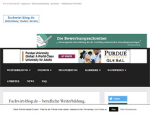 Tablet Screenshot of fachwirt-blog.de